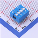蓝色拨码开关KH-BM2.54B-4P