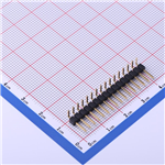 排针2.54mm 1x16P 弯插 KH-A2541WR-16P