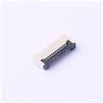 FFC/FPC连接器 > 间距:0.5mm P数:17P 翻盖式 下接 >KH-FG0.5-H2.0-17PIN